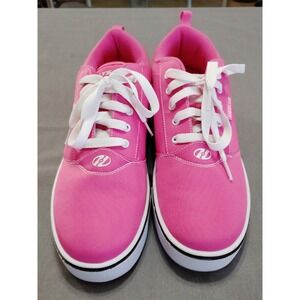 NWOB Heely's Women 11 Pink Slip On Low (Wheeled Heel Shoe) Athletic Preppy Boho